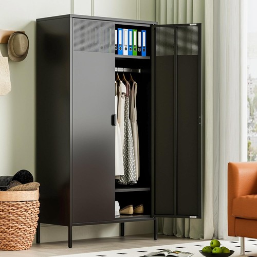 Metal armoire wardrobe - my,
