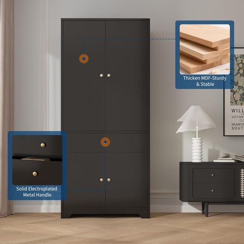 Armoire wardrobe closet - 71",
