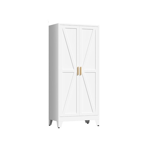 Farmhouse metal wardrobe - 71'',