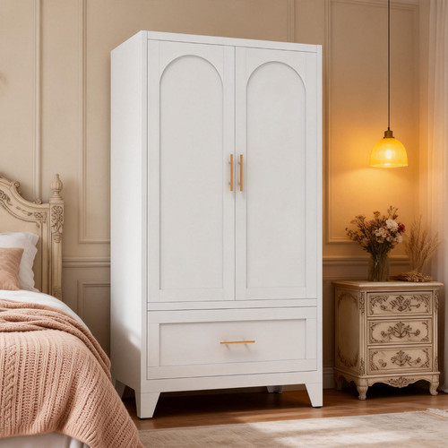 Tall wardrobe cabinet with - 60",