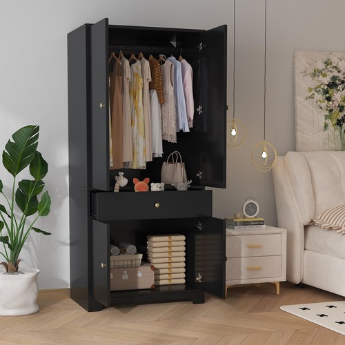 Freestanding armoire wardrobe - freestanding,
