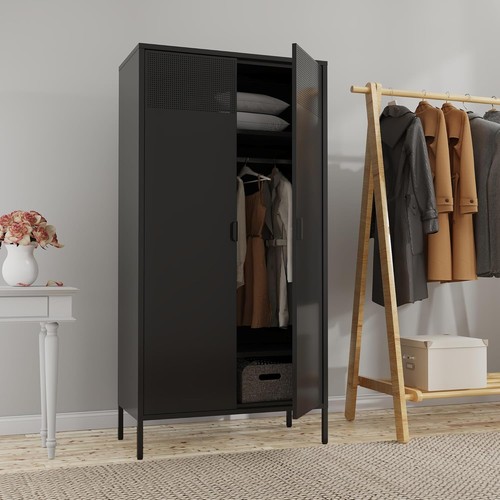 Metal wardrobe storage - metal,